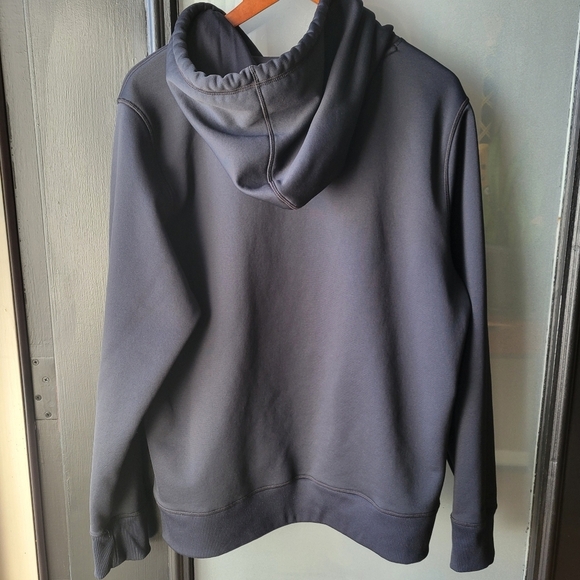 Under Armour Unisex hoodie storm sweatshirt black L silver metallic coldgear - Picture 2 of 8